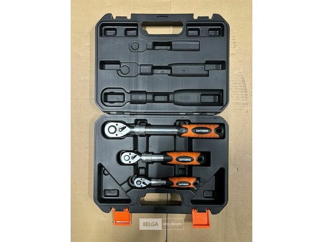 Centurius 3 pcs extension ratchet handle set - afbeelding 3 van  4