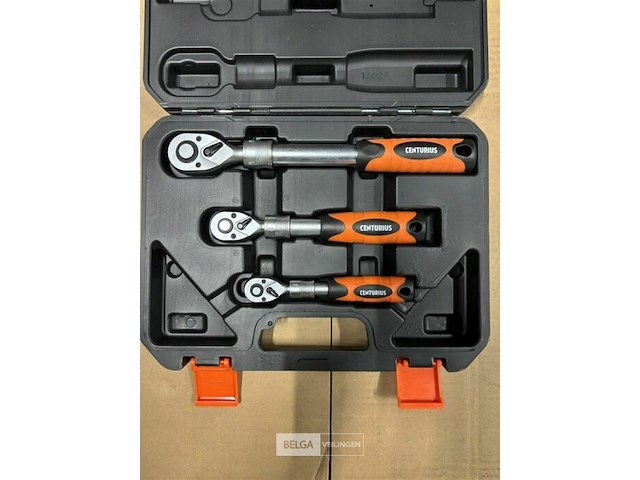 Centurius 3 pcs extension ratchet handle set - afbeelding 4 van  4