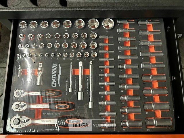 Centurius 7 drawers cabinet with side door - afbeelding 17 van  18