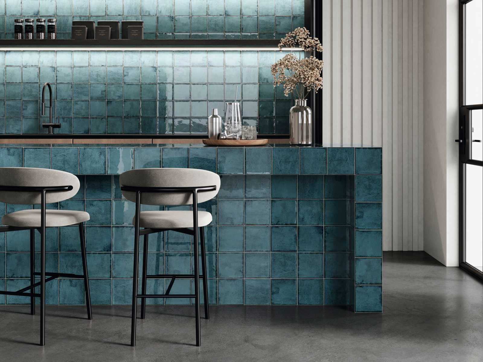Ceramic tiles and bathroom furniture