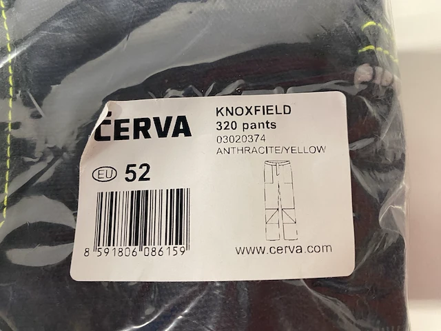 Cerva knoxfield werkbroek - maat 52 - afbeelding 2 van  5