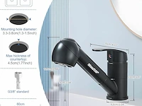 Cesinkin kraan keuken uittrekbaar - afbeelding 3 van  4