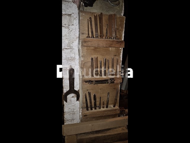 Ch debelder lontboormachine – oude, gemotoriseerde, robuuste machine - afbeelding 1 van  8