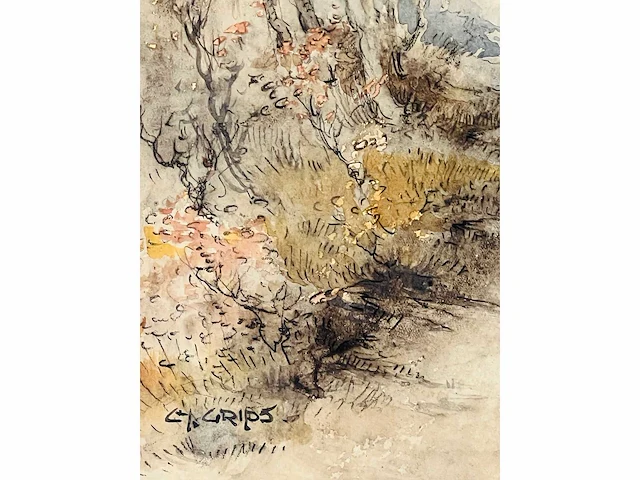 Ch. grips - boswegel - aquarel - afbeelding 11 van  11