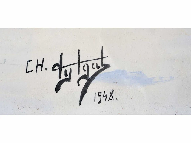 Ch. tytgat - hoeves in de sneeuw - gouache - afbeelding 3 van  9