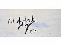 Ch. tytgat - hoeves in de sneeuw - gouache - afbeelding 3 van  9