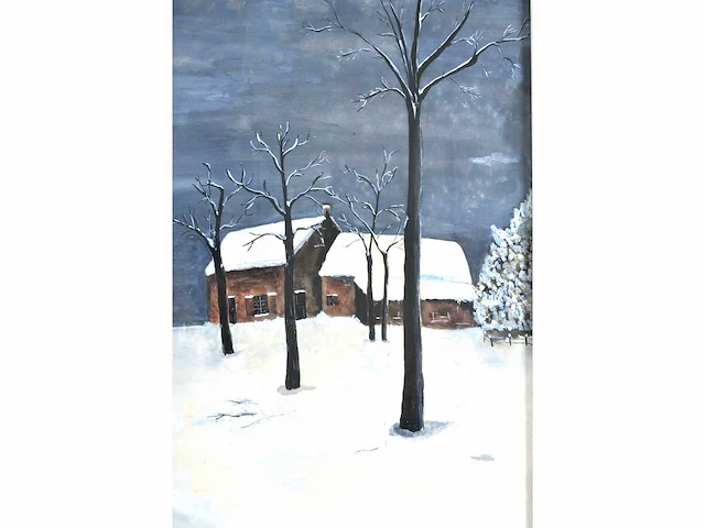 Ch. tytgat - hoeves in de sneeuw - gouache - afbeelding 4 van  9