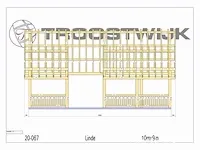 Chalet europese eik 9x10 (90 m²) - afbeelding 26 van  26