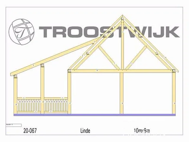 Chalet fijnspar 9x10 (90 m²) - afbeelding 23 van  26