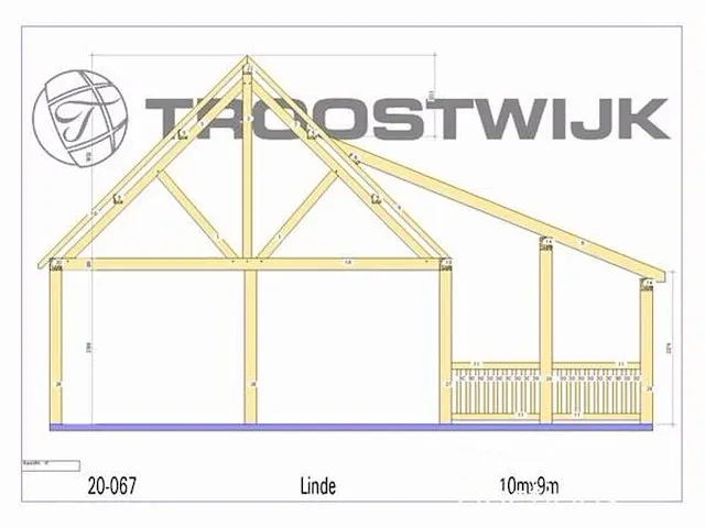 Chalet fijnspar 9x10 (90 m²) - afbeelding 24 van  26