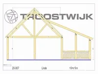 Chalet fijnspar 9x10 (90 m²) - afbeelding 24 van  26