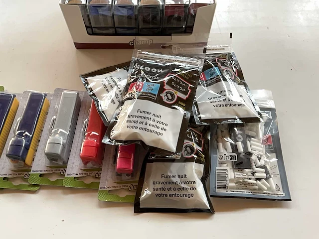 Champ mix kavel sigaret rol machines + filters - afbeelding 5 van  7