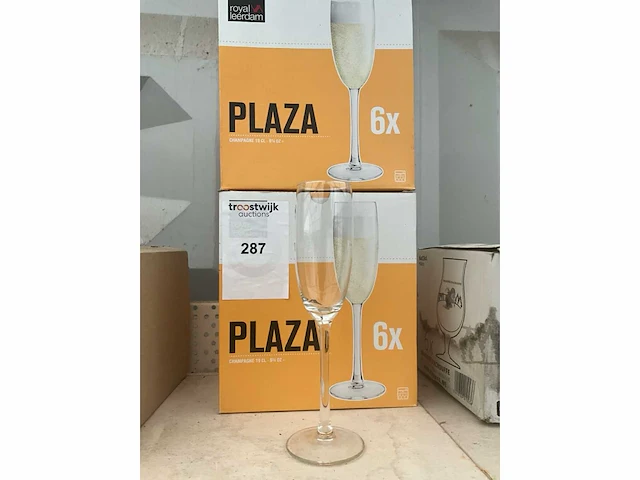 Champagne glazen (12x) - afbeelding 1 van  1