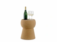 Champagne kruk stoel - afbeelding 1 van  1