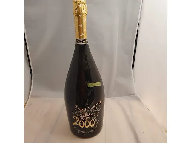 Champagnefles j.m.gobillard jeroboam 3l cuvee an 2000 - afbeelding 2 van  10