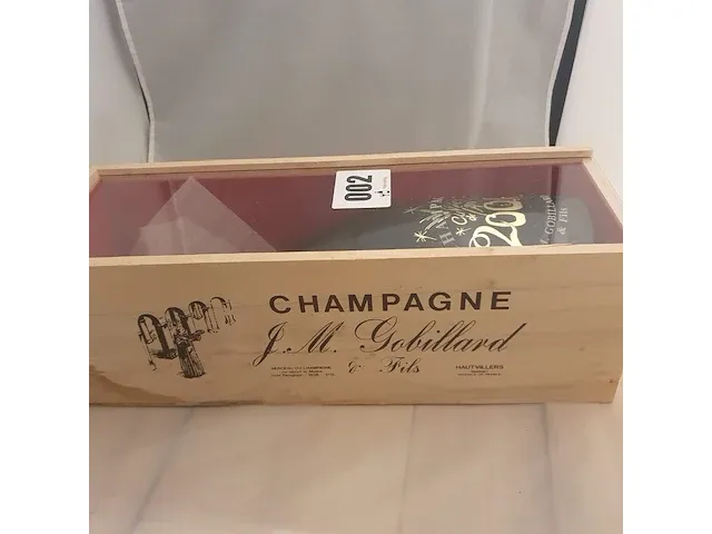 Champagnefles j.m.gobillard jeroboam 3l cuvee an 2000 - afbeelding 4 van  10
