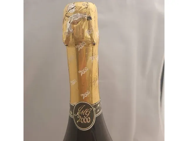 Champagnefles j.m.gobillard jeroboam 3l cuvee an 2000 - afbeelding 8 van  10