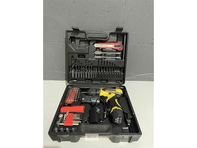 Champion cp-1516ge accu schroef-/boormachine set met 2 accu’s - afbeelding 1 van  6