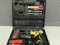 Champion cp-1516ge accu schroef-/boormachine set met 2 accu’s - afbeelding 1 van  6