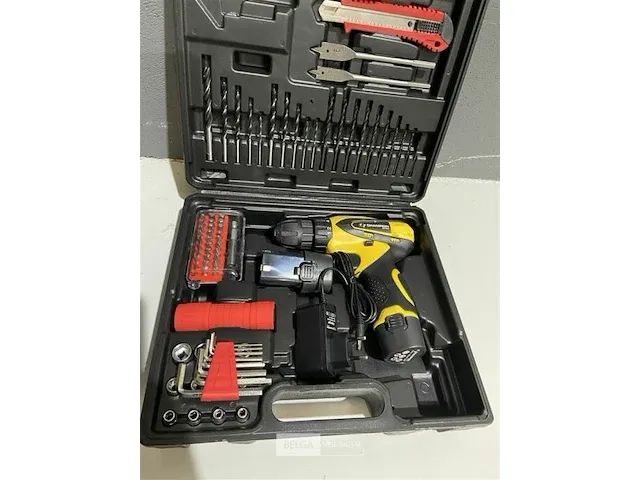 Champion cp-1516ge accu schroef-/boormachine set met 2 accu’s - afbeelding 3 van  6