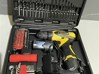 Champion cp-1516ge accu schroef-/boormachine set met 2 accu’s - afbeelding 3 van  6