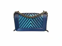 Chanel - boy iridescent stripes limited edition - afbeelding 12 van  15