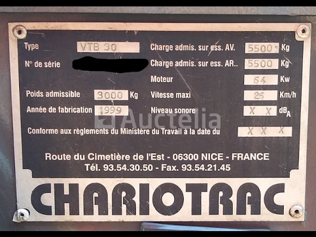 Chariotrac tractor voor onderdelen - afbeelding 3 van  13