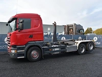 Chassis cabine scania r490 diesel 2013 met containerhaak