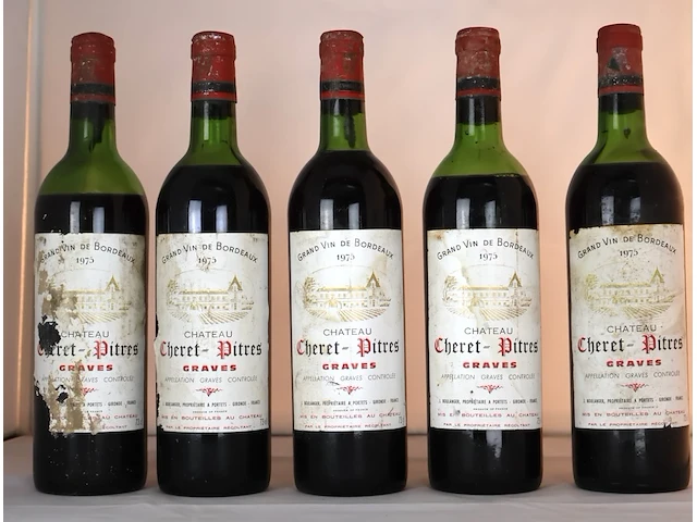 Chateau cheret pitres 1975 (x5) - afbeelding 1 van  3