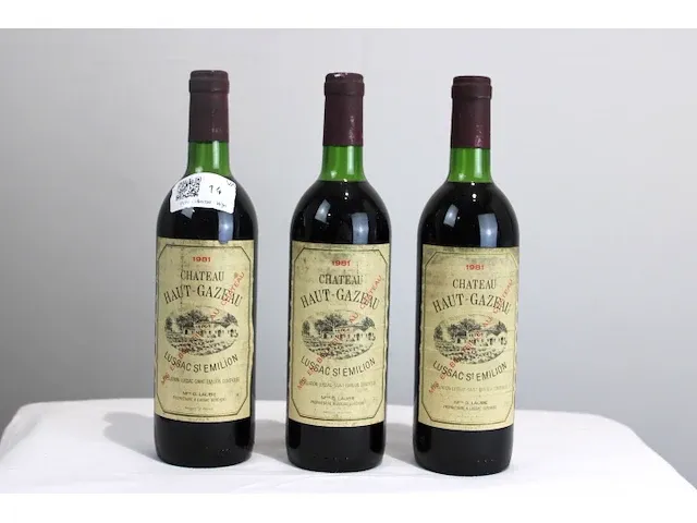 Chateau haut-gazeau 1981 (x3) - afbeelding 1 van  4