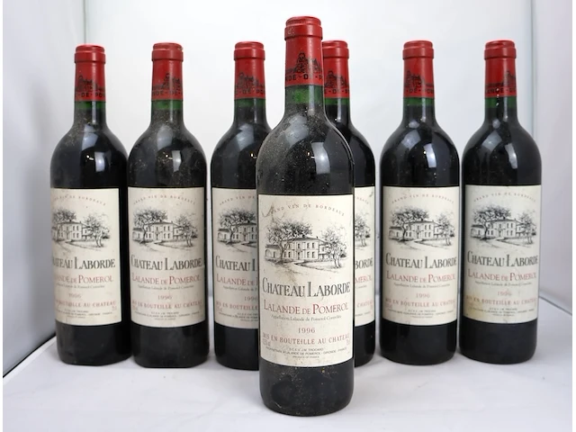 Château laborde 1996, lalande de pomerol (x7) - afbeelding 1 van  7