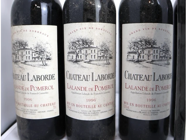 Château laborde 1996, lalande de pomerol (x7) - afbeelding 3 van  7