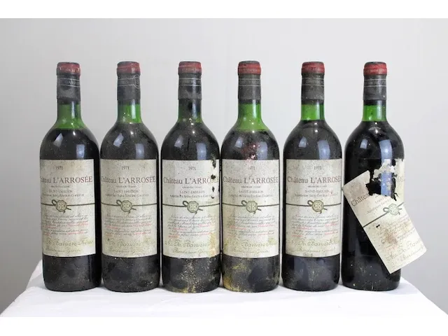 Chateau l'arrosee 1971 (x6) - afbeelding 1 van  5