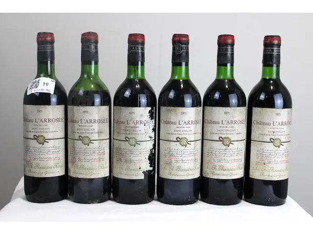 Chateau l'arrosee 1971 (x6) - afbeelding 1 van  5