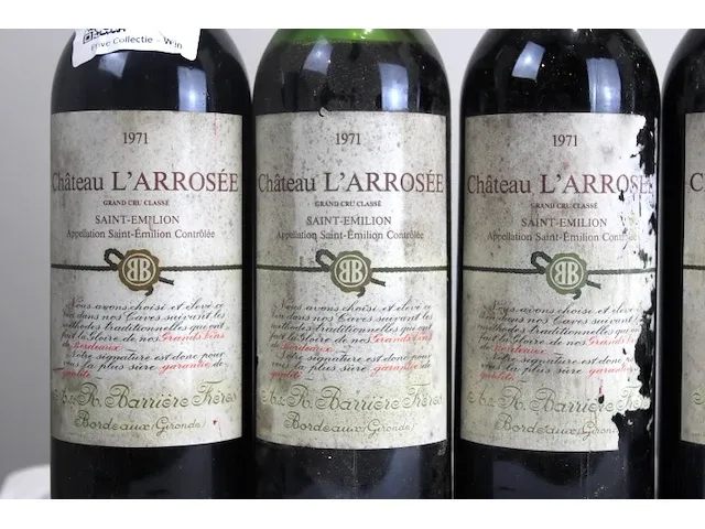 Chateau l'arrosee 1971 (x6) - afbeelding 2 van  5