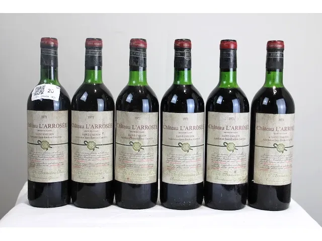 Chateau l'arrosee 1971 (x6) - afbeelding 1 van  5