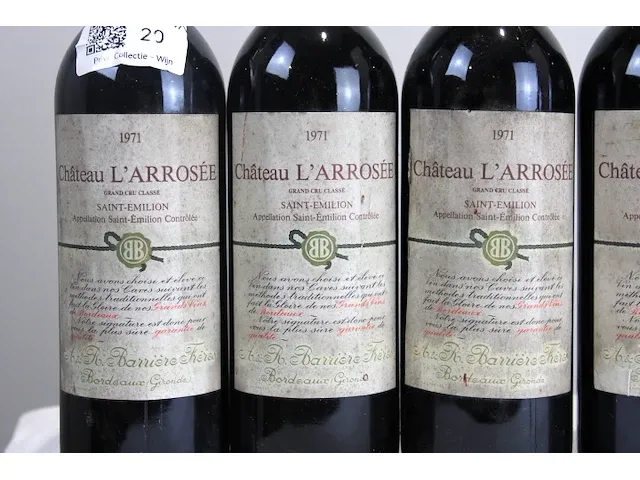 Chateau l'arrosee 1971 (x6) - afbeelding 2 van  5