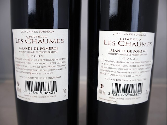 Chateau les chaumes (x2) 2005 - afbeelding 4 van  4