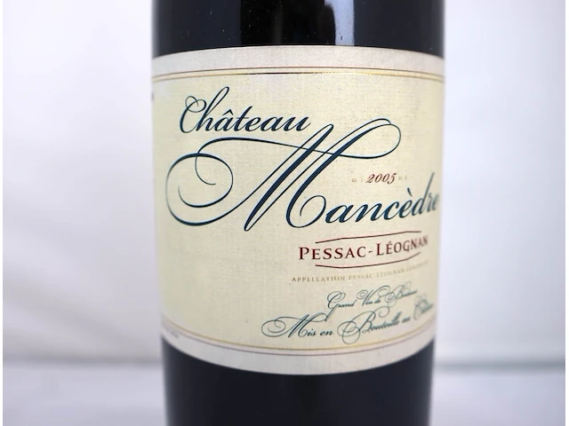 Château mancèdre 2005, pessac-léognan - afbeelding 2 van  3