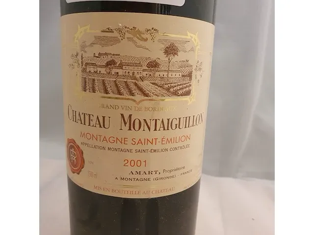 Château montaiguillon saint-émilion 2001 magnum - afbeelding 3 van  5