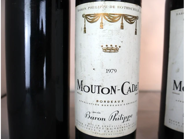 Chateau mouton-cadet 1979 (x4) - afbeelding 3 van  3