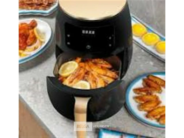 Cheffinger cf-afry4.5: 1400w digitale led air fryer - 4,5 liter - afbeelding 2 van  5