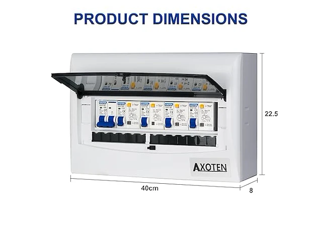 Chengpi opbouwverdeelkast (12 modules) - afbeelding 2 van  3