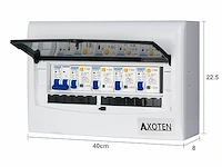 Chengpi opbouwverdeelkast (12 modules) - afbeelding 2 van  3