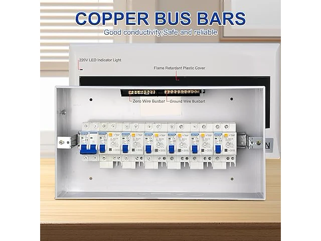 Chengpi opbouwverdeelkast (18 modules) - afbeelding 3 van  4