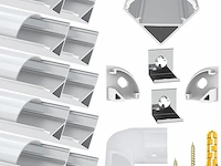Chesbung led-aluminium profiel (10 x 1m, v-vorm) - afbeelding 1 van  3