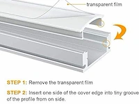 Chesbung led-aluminium profiel (12 x 1m, u-vorm) - afbeelding 2 van  4