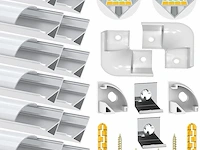 Chesbung led-aluminium profiel (12 x 1m, v-vorm) - afbeelding 1 van  4