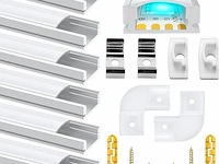 Chesbung led-aluminium profiel (6 x 1m, u-vorm) - afbeelding 1 van  4