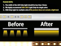 Chesbung led-aluminium profiel (6 x 1m, v-vorm) - afbeelding 4 van  4